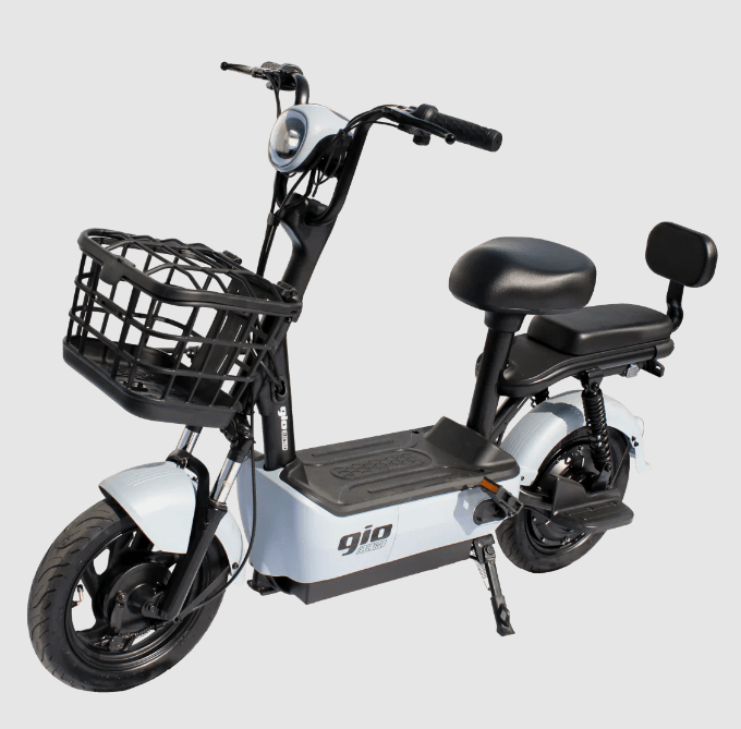 2024 Gio Electric WASP 400W 48V 20Ah Electric Scooter Bike, Back Seat