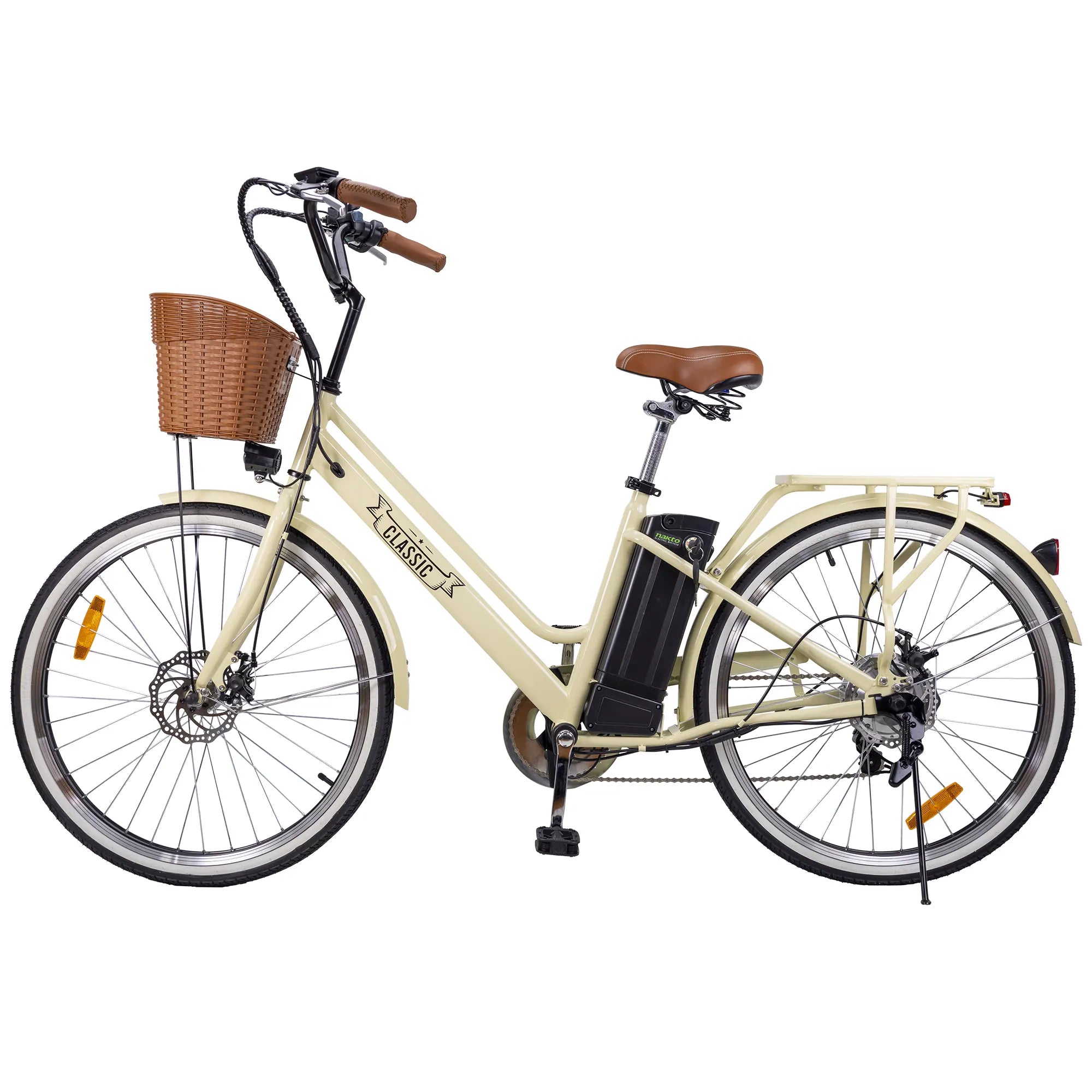 2024 Nakto CLASSIC 2 26" 48V 10Ah 6 Speed Electric City Bike