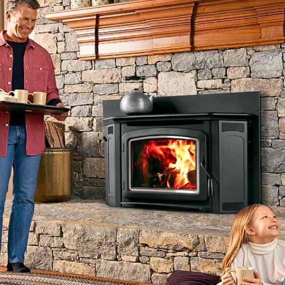 Country Stoves CARROLLTON 230 GL Wood Burning Fireplace Insert