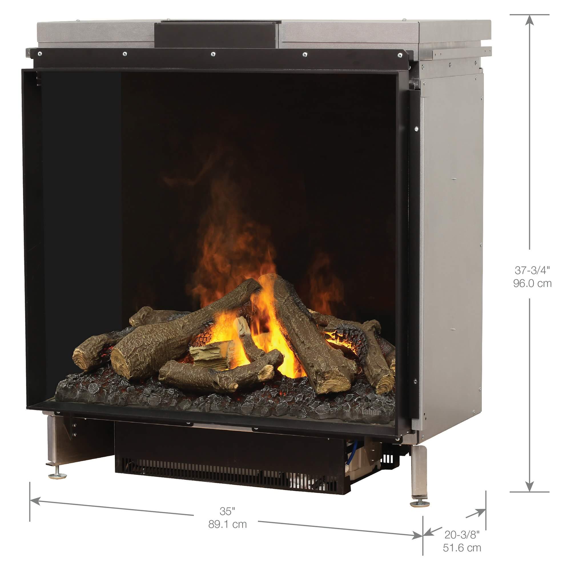 Dimplex OPTI-MYST e-MatriX 35" FRONT FACING Single-Sided Built-in Water Vapor Electric Fireplace