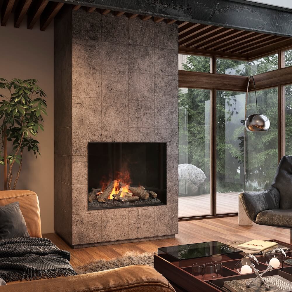 Dimplex OPTI-MYST e-MatriX 35" FRONT FACING Single-Sided Built-in Water Vapor Electric Fireplace