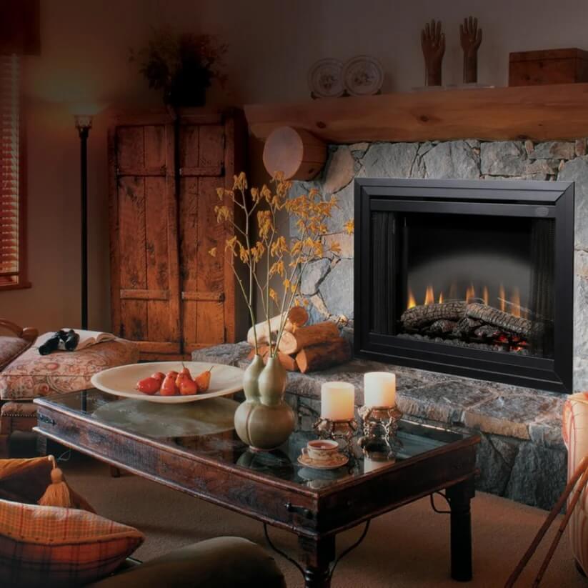 Dimplex STANDARD 39" Traditional Built-In Electric Firebox Fireplace, BF39STP