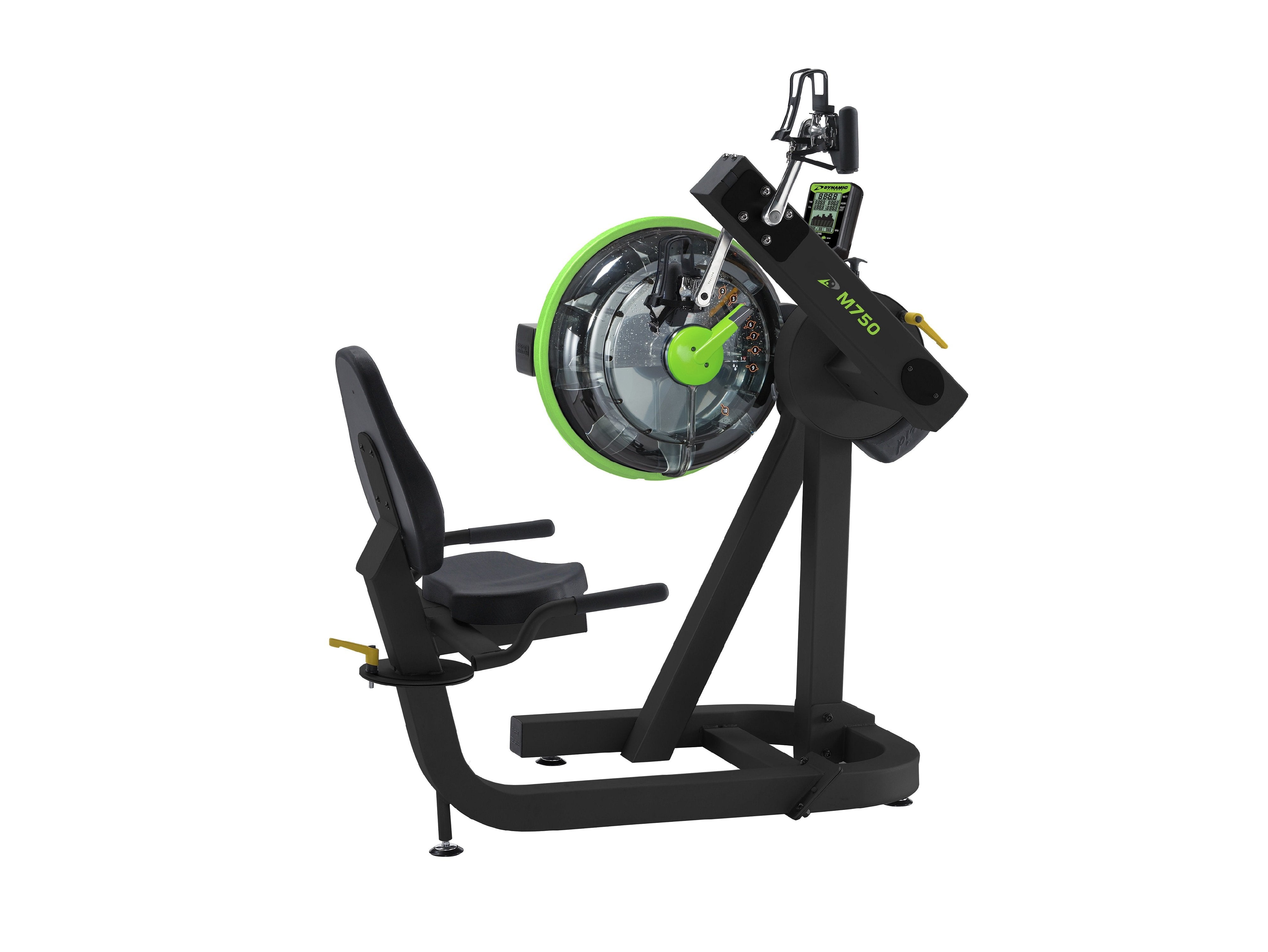 Dynamic Fluid Fitness M750 Cycle XT Recumbent Upper Body Ergometer in Cycle Position