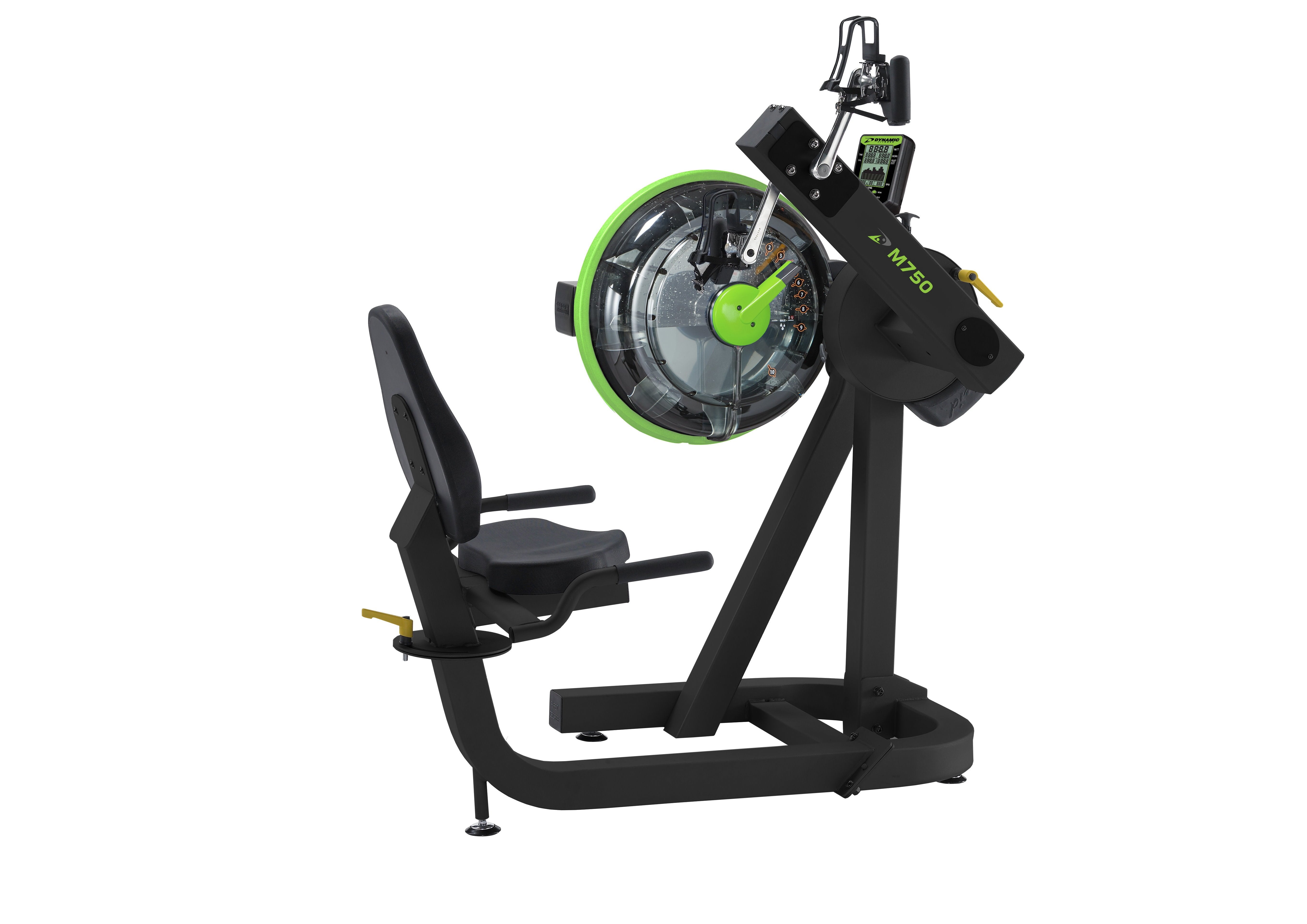 Dynamic Fluid Fitness M750 Cycle XT Recumbent Upper Body Ergometer in Cycle Position