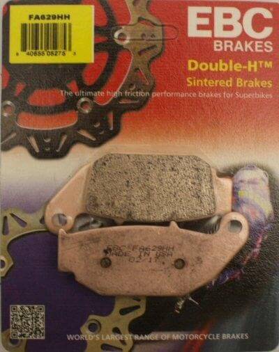 EBC ORGANIC REAR SINTERED BRAKE PADS FA629HH, Honda Grom, 125-66