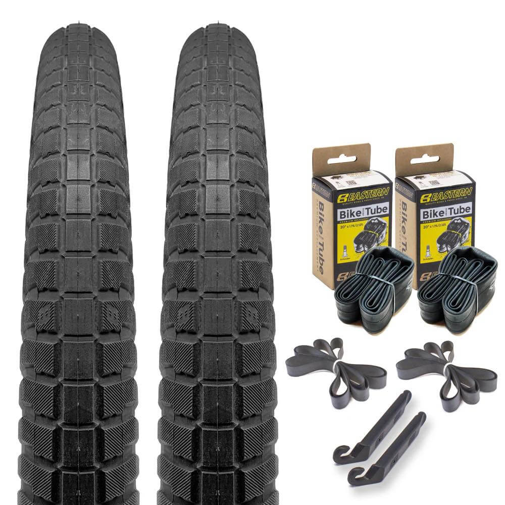 Eastern Bikes CURB MONKEY 20" x 2.4" TIRE & TUBE REPAIR KIT, 2 Pack