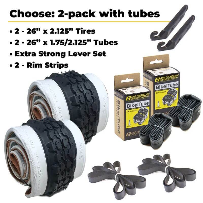 Eastern Bikes E701 26" TIRE & TUBE REPAIR KIT, 2 Pack