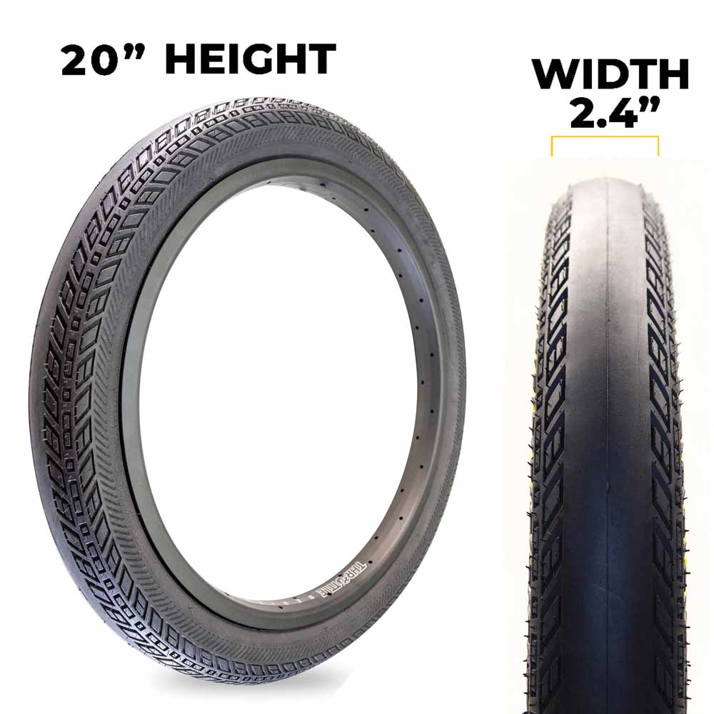 Eastern Bikes SQUEALER 20" x 2.4" TIRE & TUBE REPAIR KIT, 2 Pack