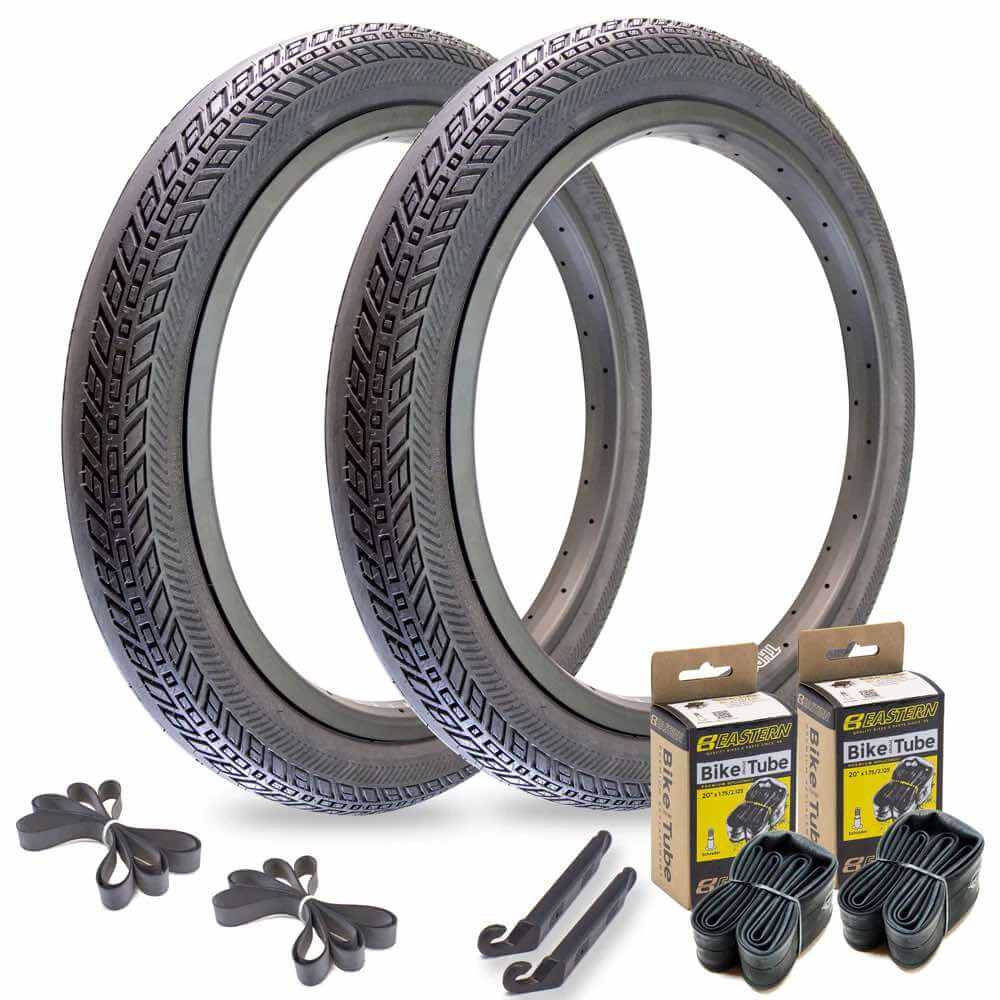 Eastern Bikes SQUEALER 20" x 2.4" TIRE & TUBE REPAIR KIT, 2 Pack