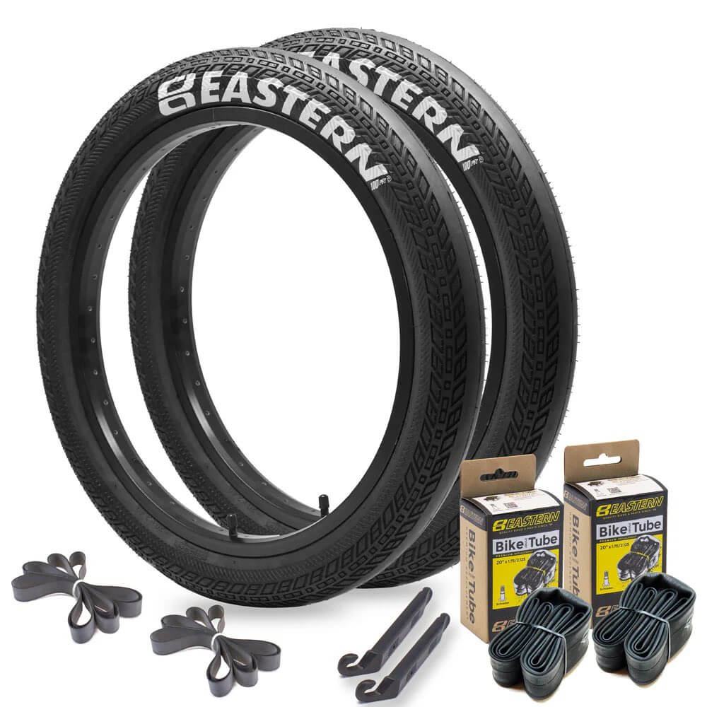 Eastern Bikes SQUEALER 20" x 2.4" TIRE & TUBE REPAIR KIT, 2 Pack