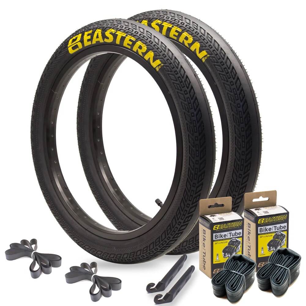 Eastern Bikes SQUEALER 20" x 2.4" TIRE & TUBE REPAIR KIT, 2 Pack