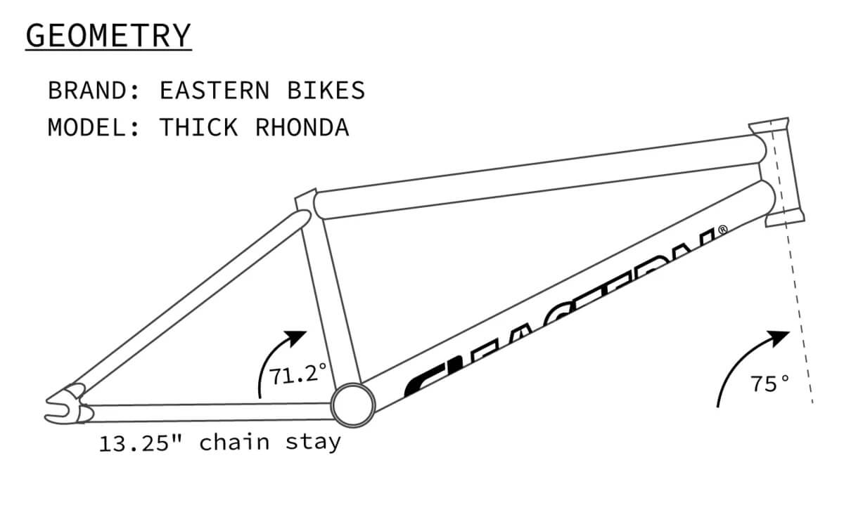 Eastern Bikes THICK RHONDA BMX Bike Frame