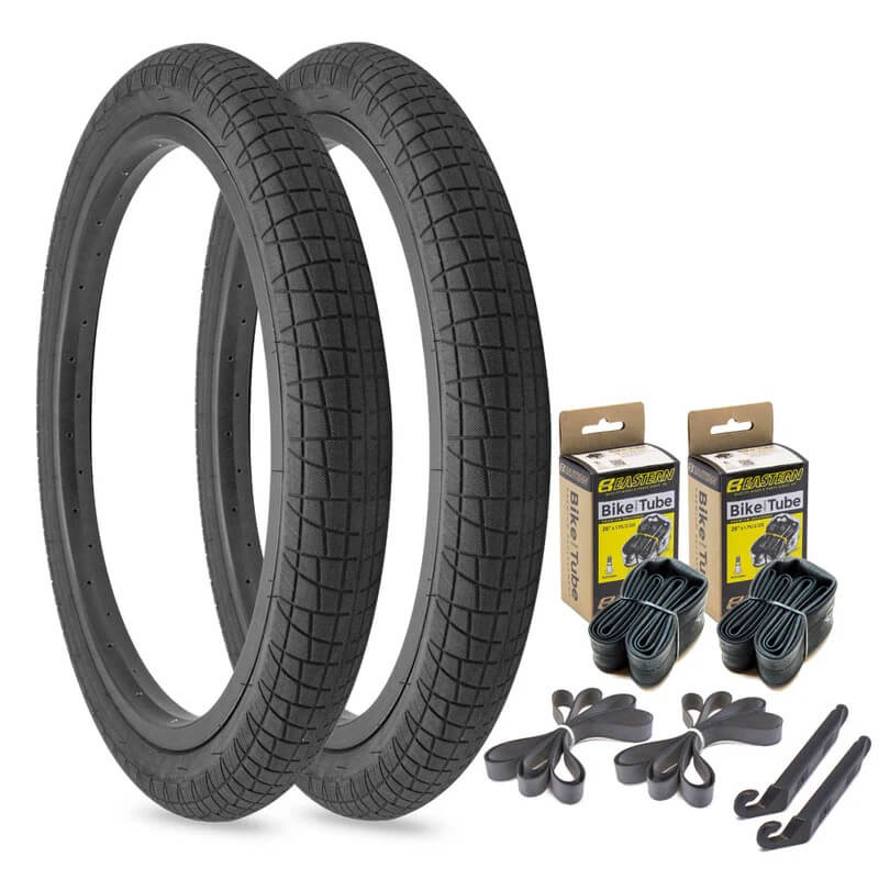 Eastern Bikes THROTTLE 20" x 2.2" TIRE & TUBE REPAIR KIT, 2 Pack