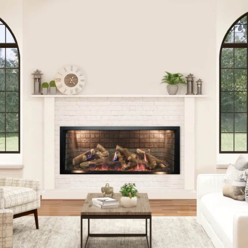 Empire 60" McKinley DVCTL60CFP95N Linear TruFlame Direct Vent Gas Fireplace