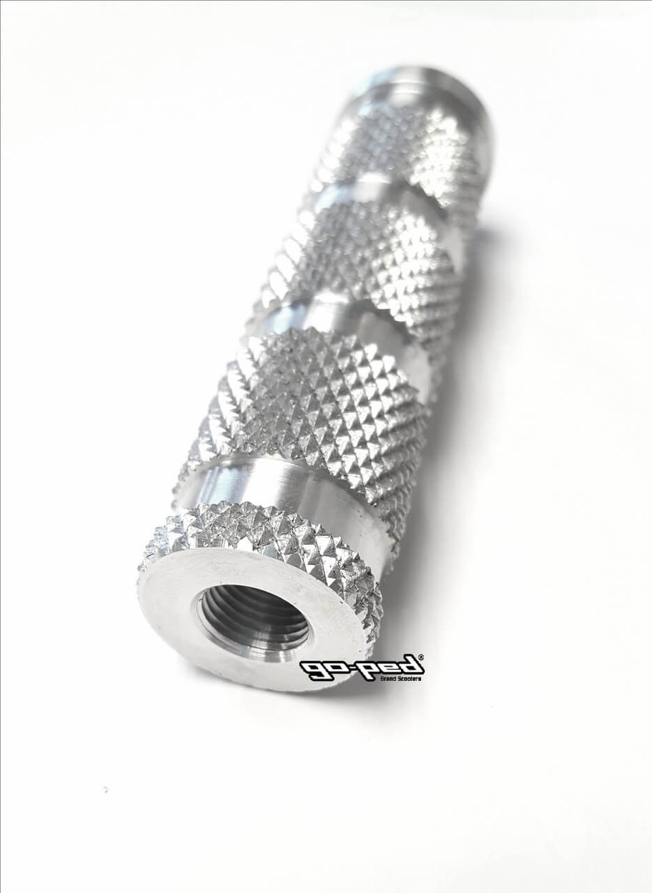 Go-Ped Replacement ALUMINUM FOOT PEG (SINGLE) (212130032) for RIOT Gas Scooter