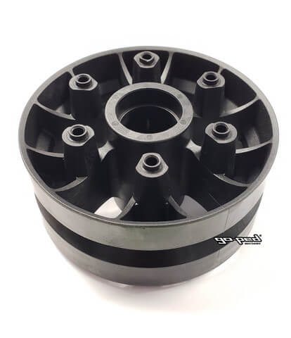 Go-Ped Replacement HUB, MACH 12 WHEEL W/ STANDOFFS (145811) for GSR Sport Gas Scooter