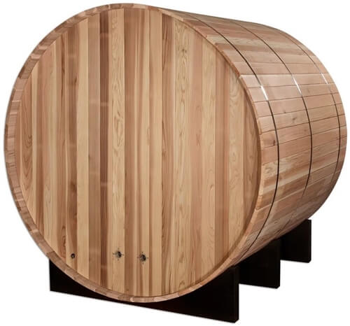 Golden Designs AROSA GDI-B004-01 4 Person Steam Barrel Sauna, Pacific Cedar Wood