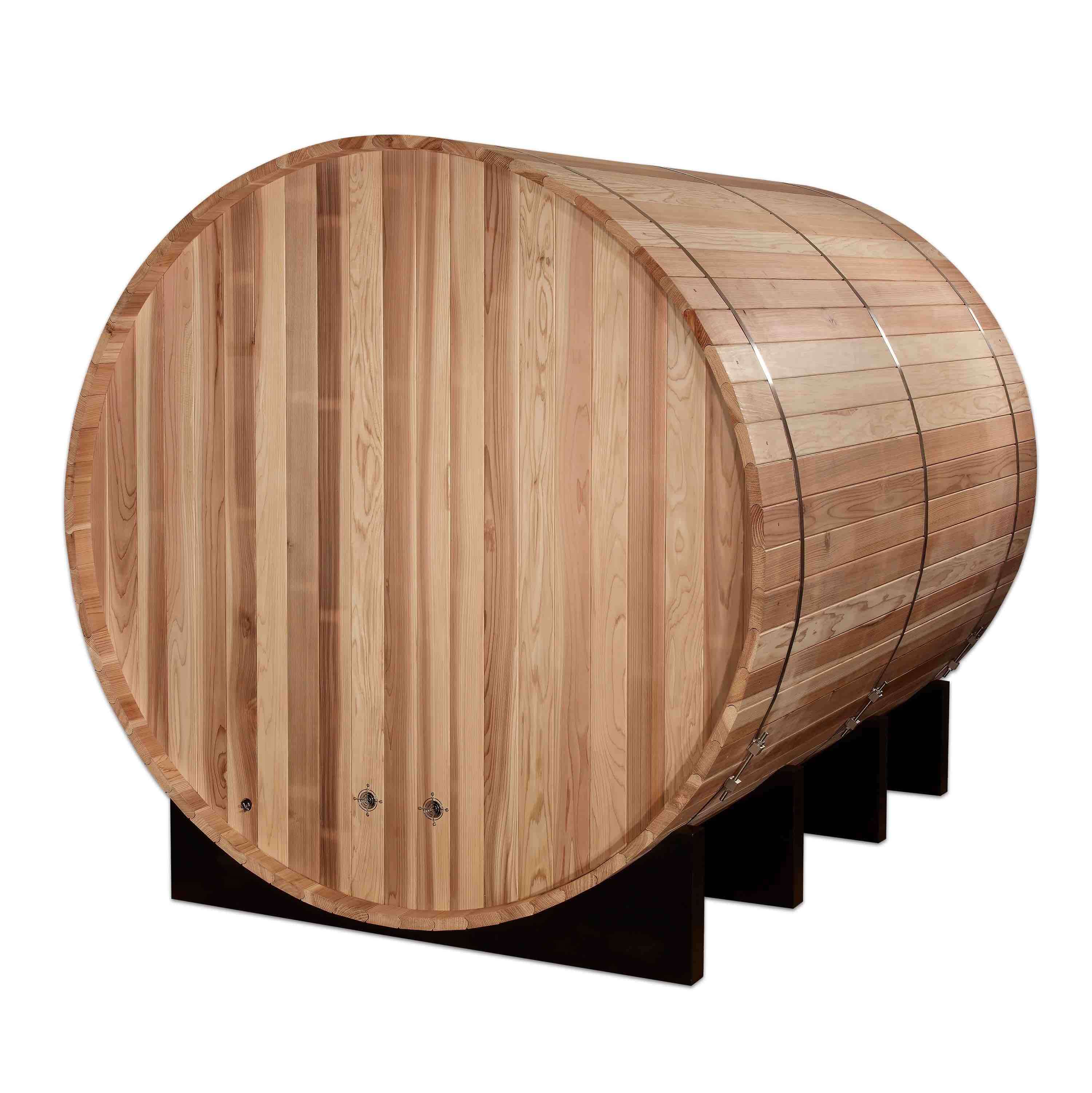 Golden Designs KLOSTERS GDI-B006-01 6 Person Steam Barrel Sauna, Pacific Cedar Wood