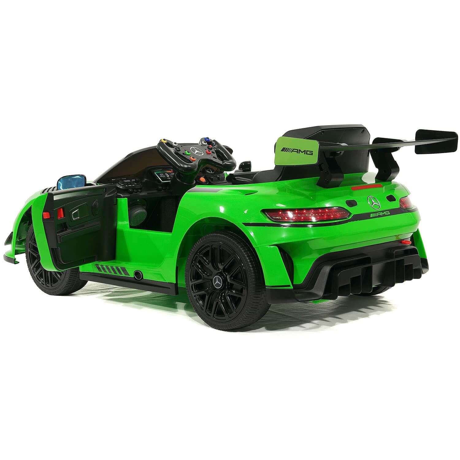 Moderno Kids Mercedes Benz AMG GT3 EVO 12V Electric Ride-On Car w/Parental Remote