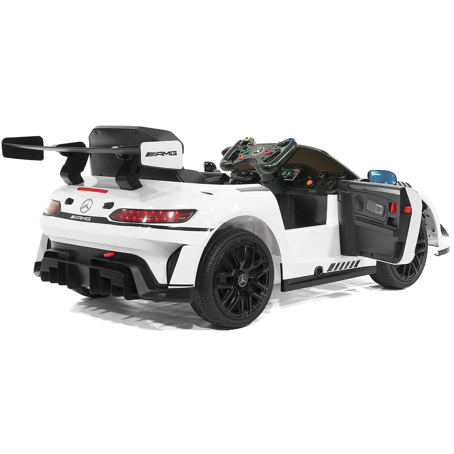 Moderno Kids Mercedes Benz AMG GT3 EVO 12V Electric Ride-On Car w/Parental Remote