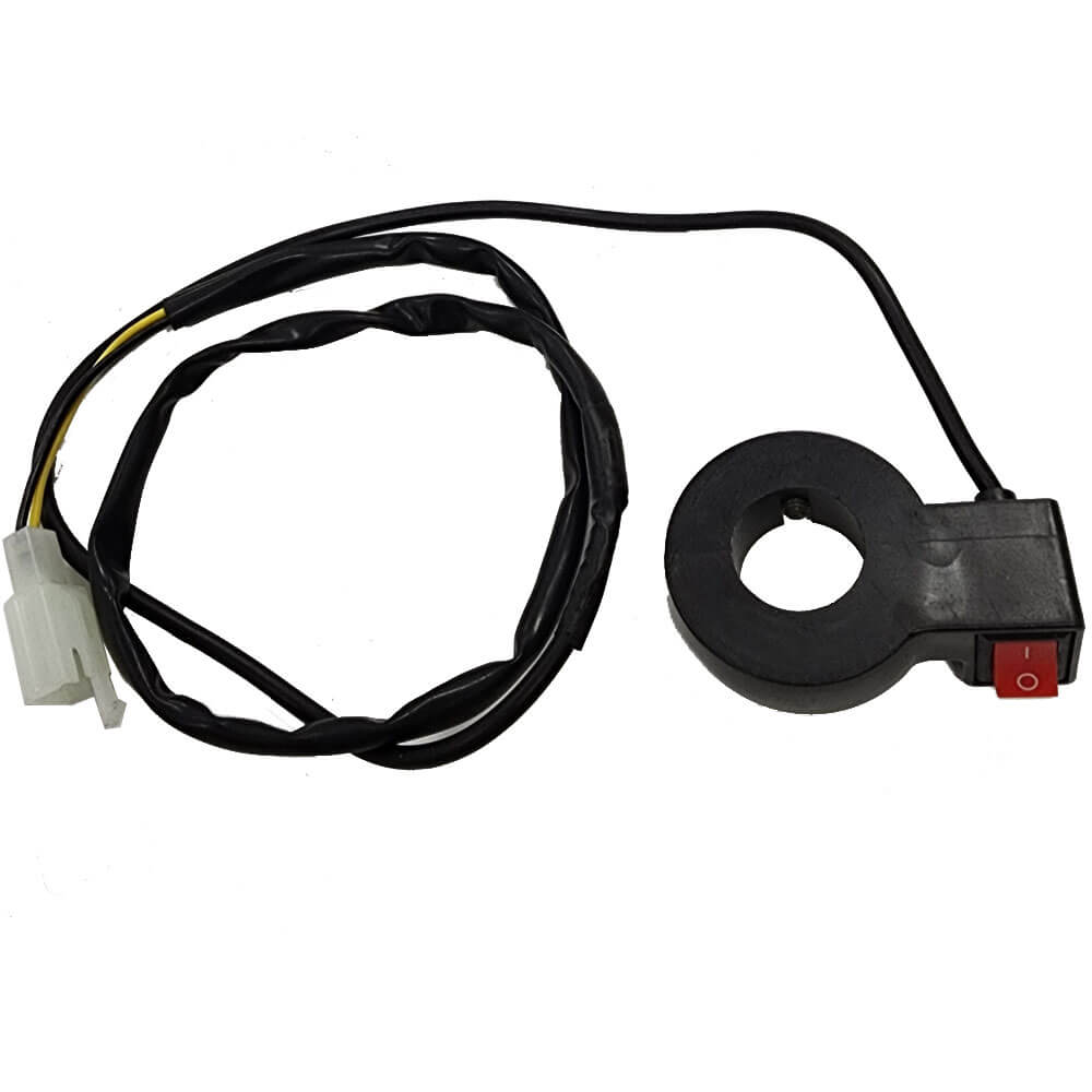 MotoTec Replacement HEADLIGHT SWITCH for 1000W 48V Electric Mini Bike