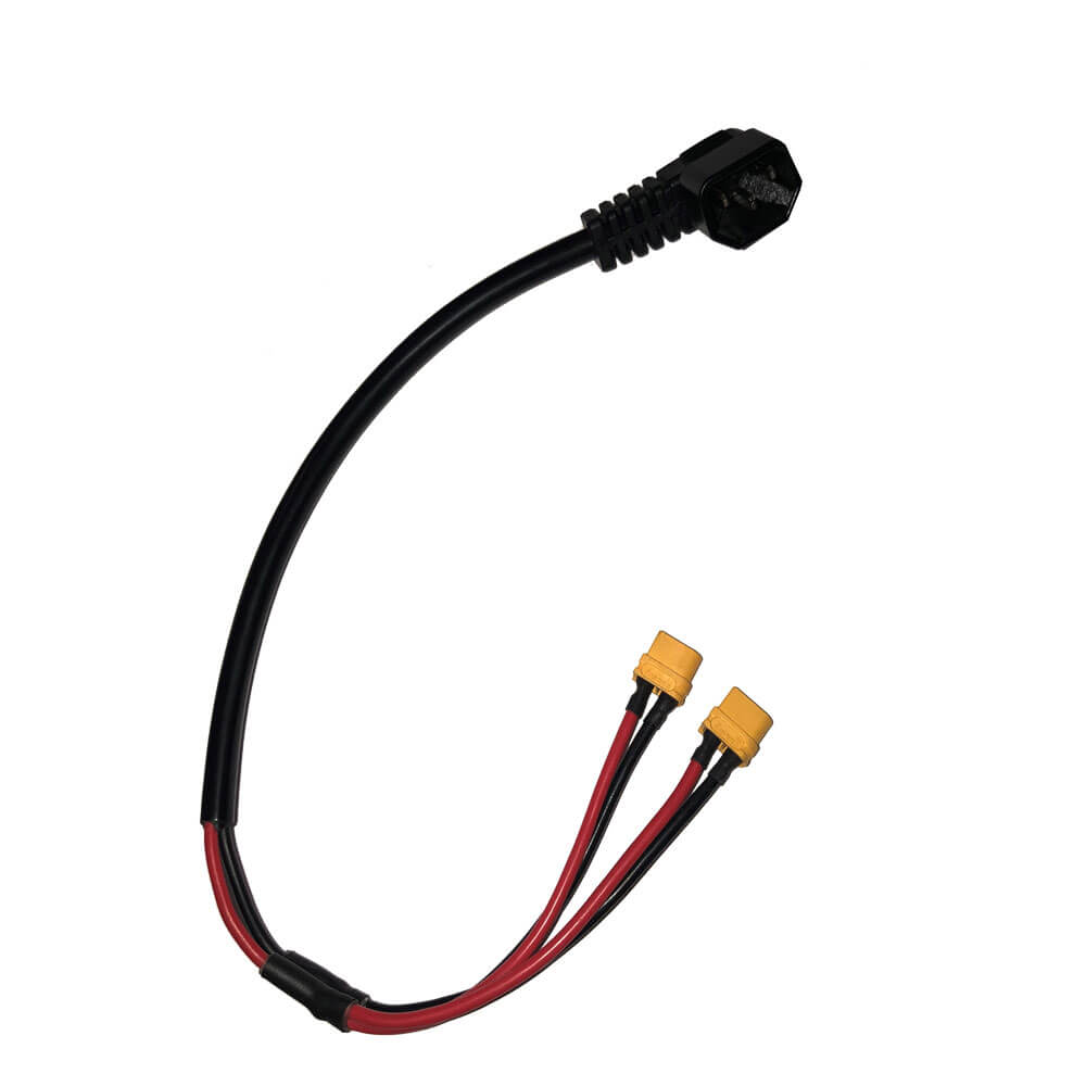 MotoTec Replacement POWER CABLE 2 CONNECTOR for 700W 48V Folding Electric Trike