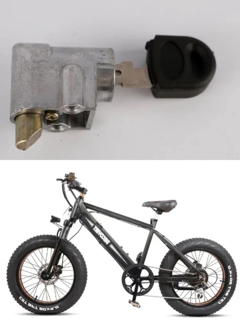 Nakto Electric Bike Replacement BATTERY KEY & LOCK, Various Models