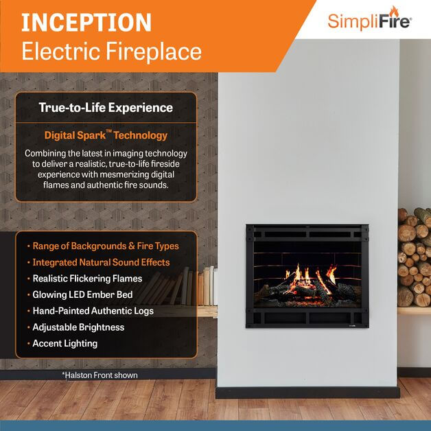 Simplifire Inception 36" SF-INC36 Electric Fireplace