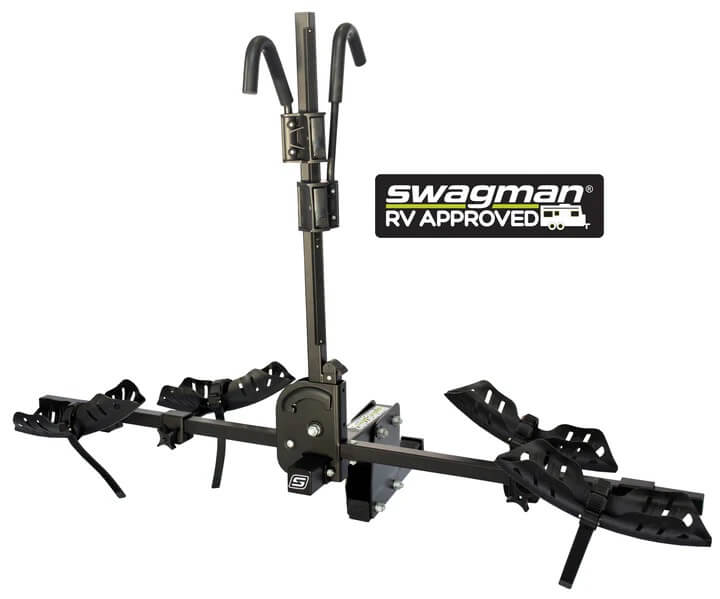 Swagman DISPATCH RV-Approved Hitch Mounted Car Bicycle Rack, 2'', 2 Bikes