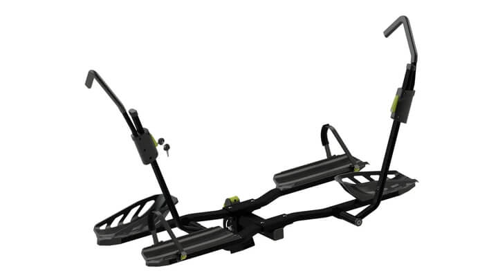 Swagman SKAHA 2 Hitch Mounted Car Bicycle Rack, 1-1/4'' and 2'', 2 Bikes