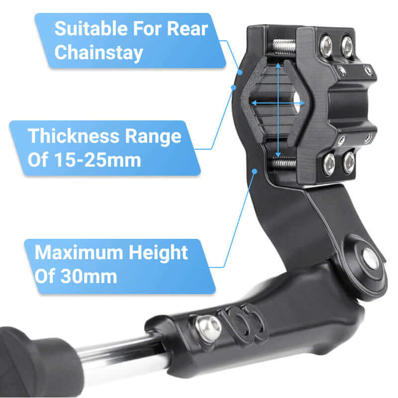 Tracer ADJUSTABLE BICYCLE KICKSTAND Rear Mount for Stretch Chopper Bikes