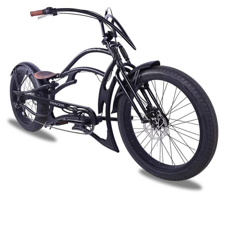 Tracer RAIDER PRO DS7 26" 7 Speed Chopper Stretch Fat Tire Beach Cruiser Bike