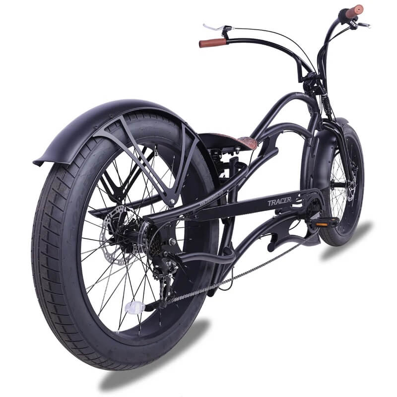 Tracer RAIDER PRO DS7 26" 7 Speed Chopper Stretch Fat Tire Beach Cruiser Bike