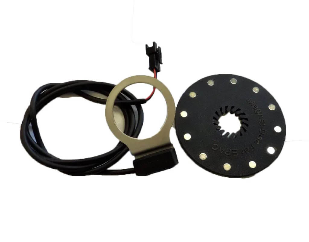 X-Treme Replacement PAS SENSOR with Magnetic Disk (32" Cord) for 48V Catalina Laguna Electric Bikes