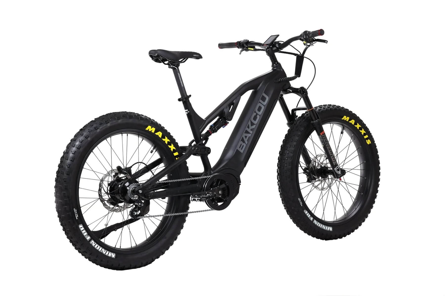 2024 Bakcou SCOUT Jäger Mid Drive 14 Speed Dual Suspension Electric Bike-Upzy.com