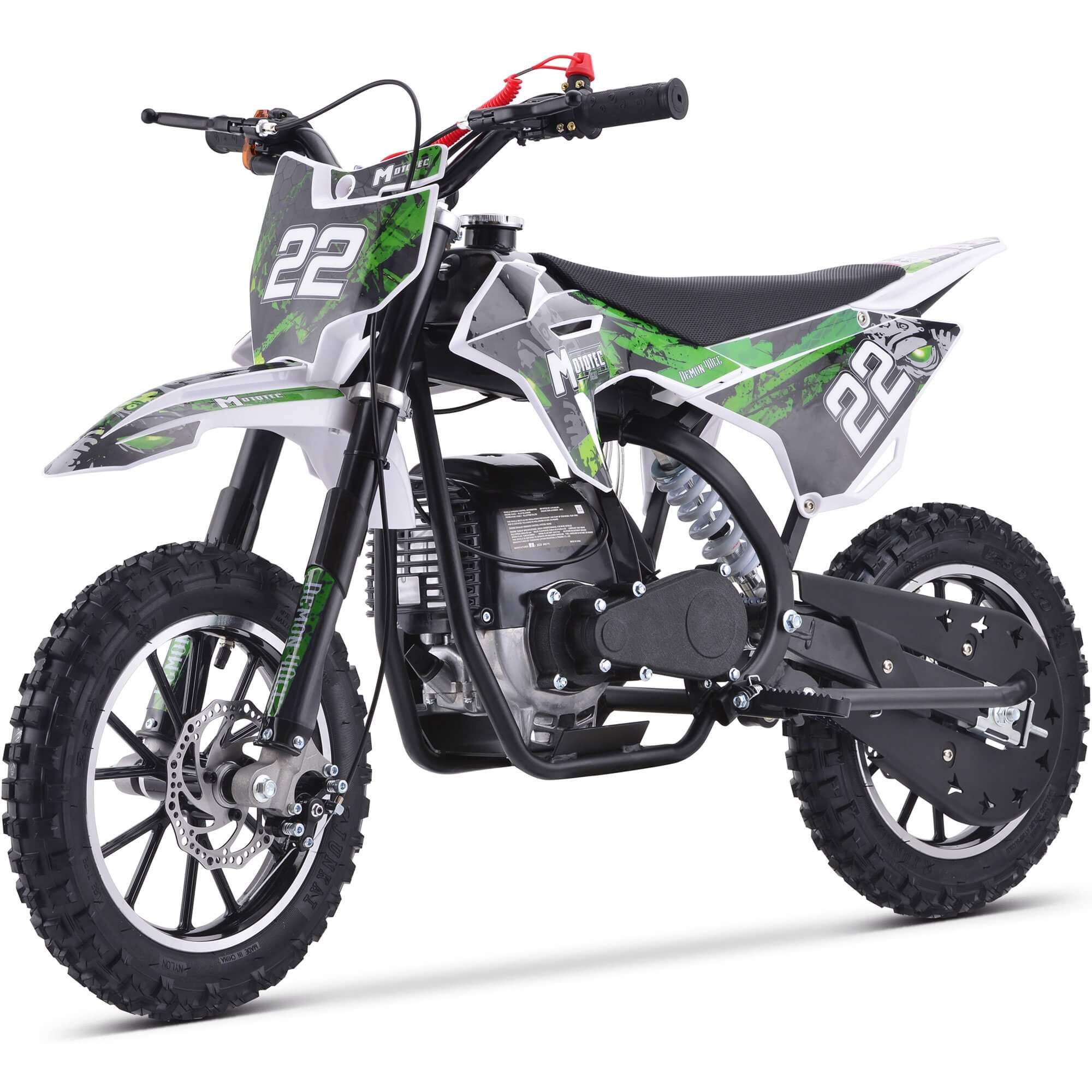 MotoTec Demon GAS 40cc 4-Stroke Off-Road Kids' Mini Dirt Bike