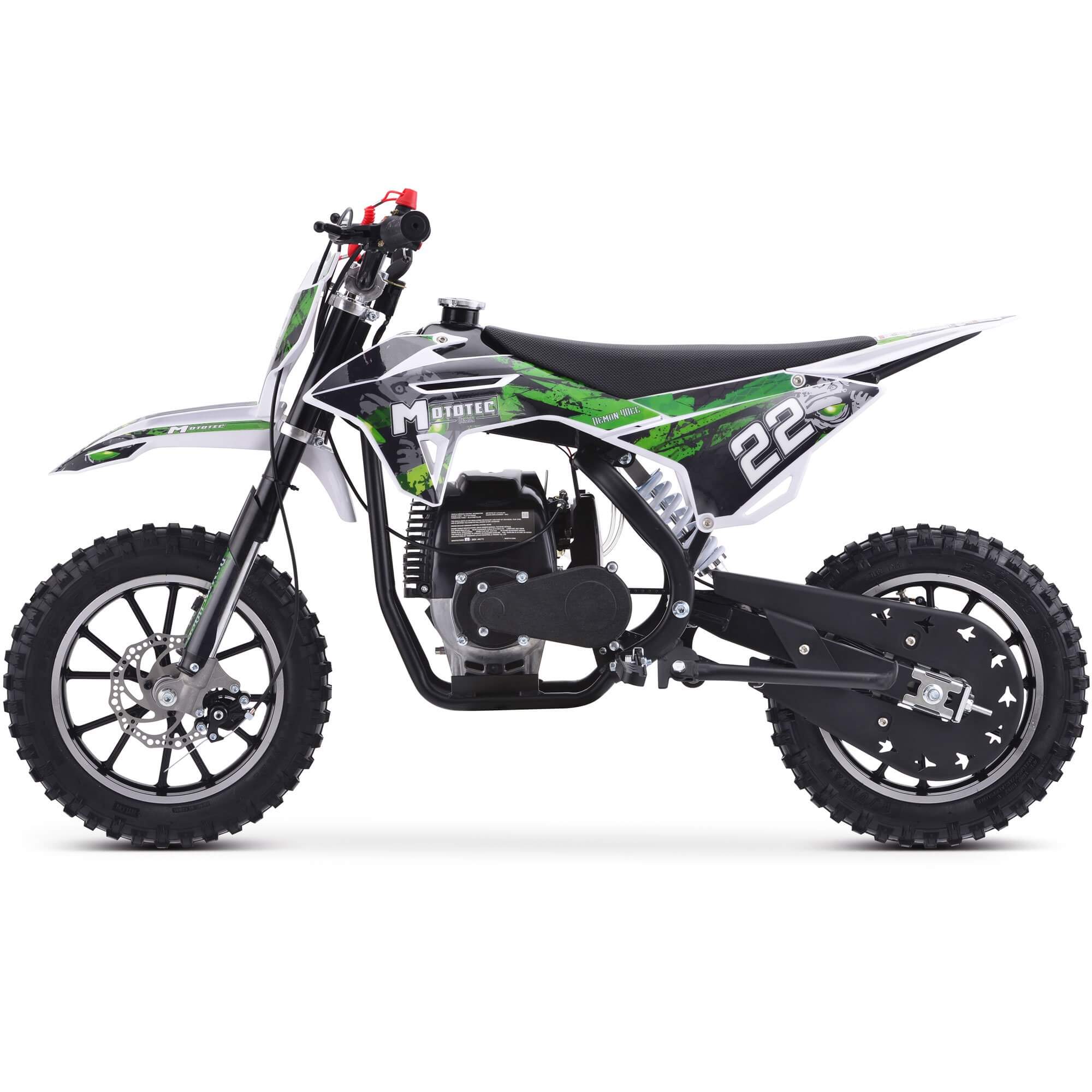 MotoTec Demon GAS 40cc 4-Stroke Off-Road Kids' Mini Dirt Bike