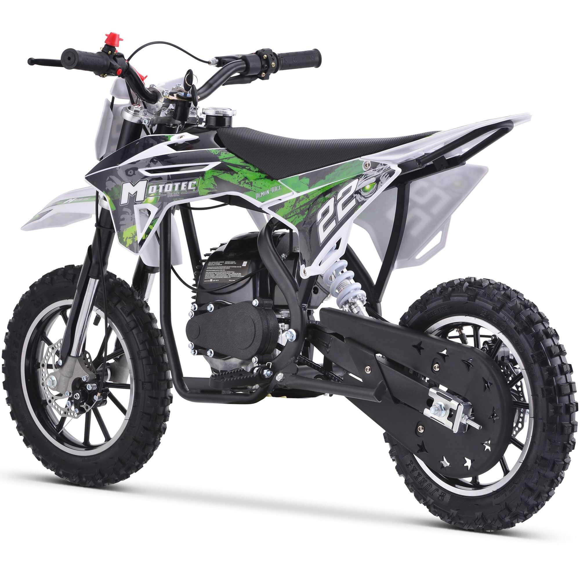 MotoTec Demon GAS 40cc 4-Stroke Off-Road Kids' Mini Dirt Bike