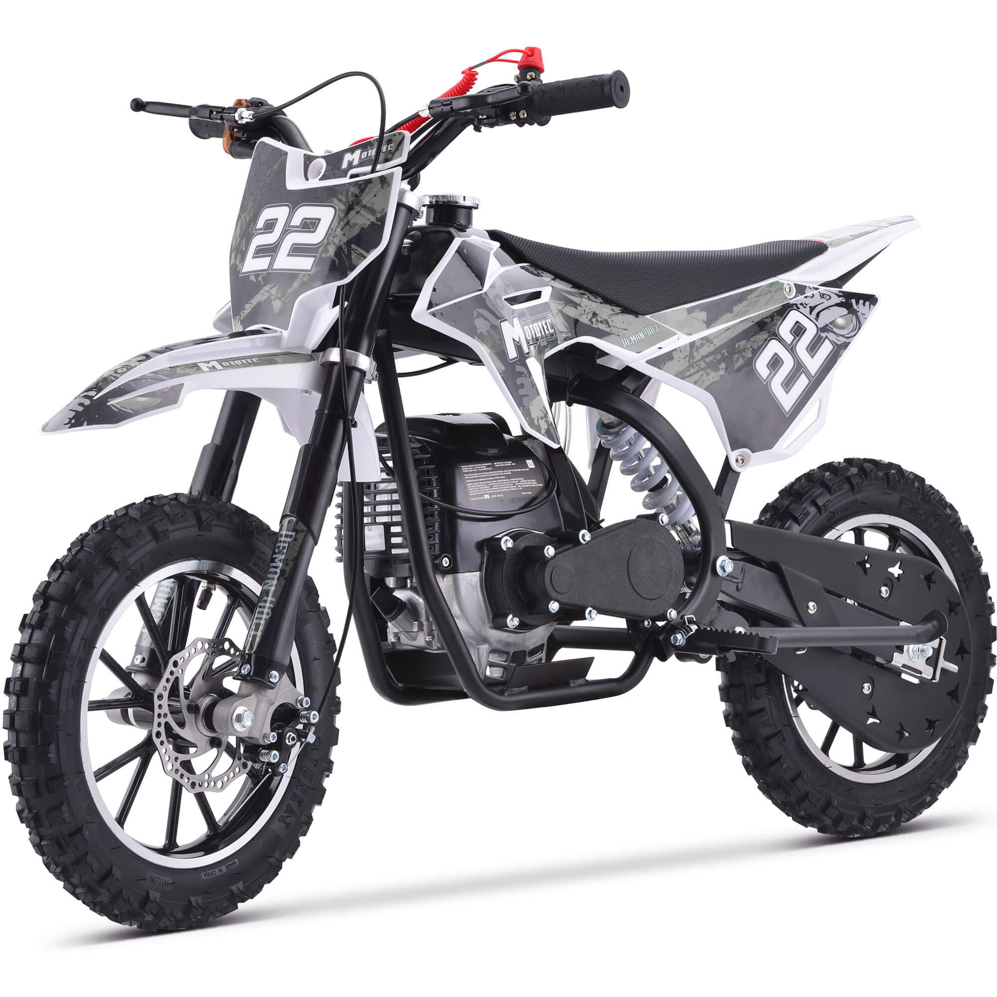 MotoTec Demon GAS 40cc 4-Stroke Off-Road Kids' Mini Dirt Bike