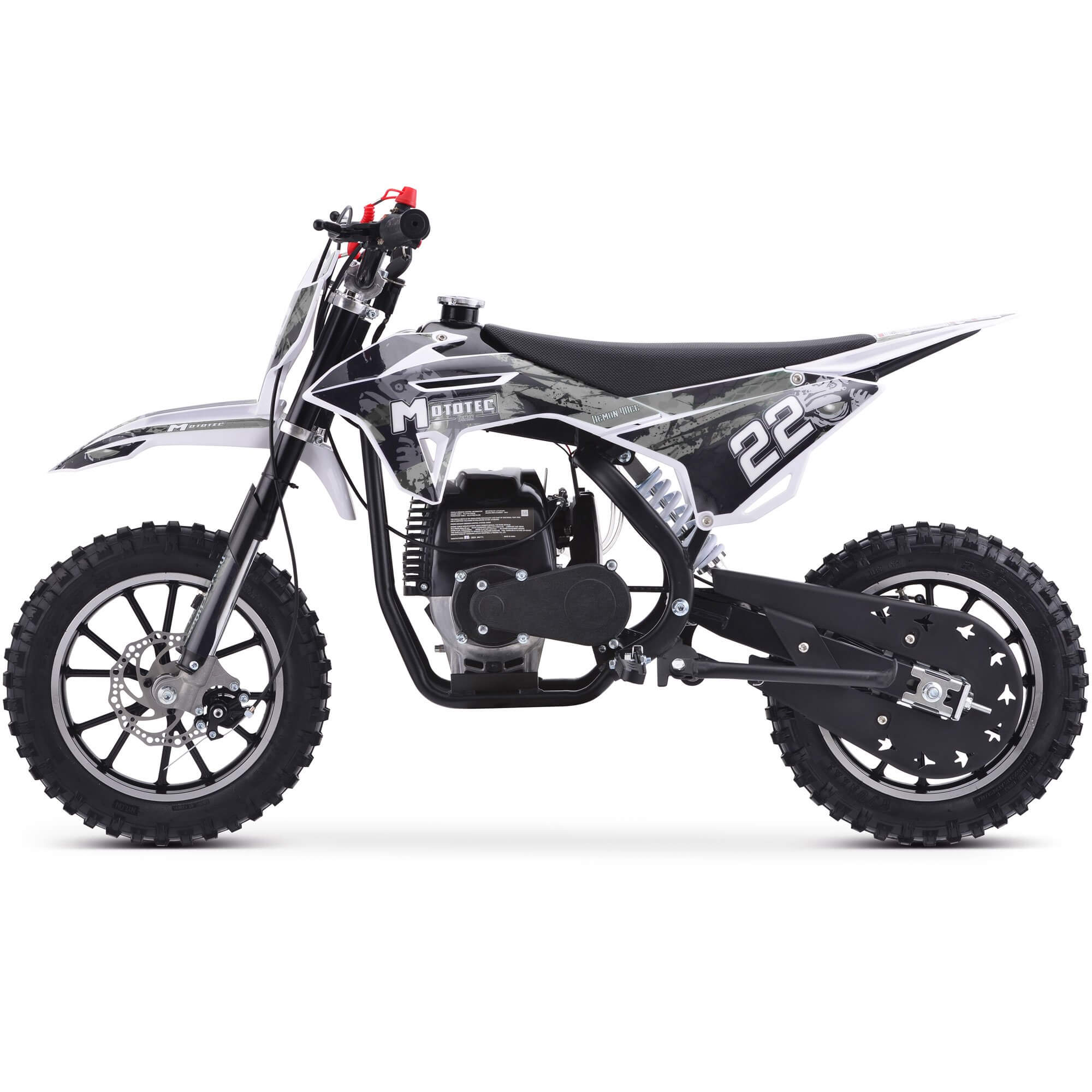 MotoTec Demon GAS 40cc 4-Stroke Off-Road Kids' Mini Dirt Bike