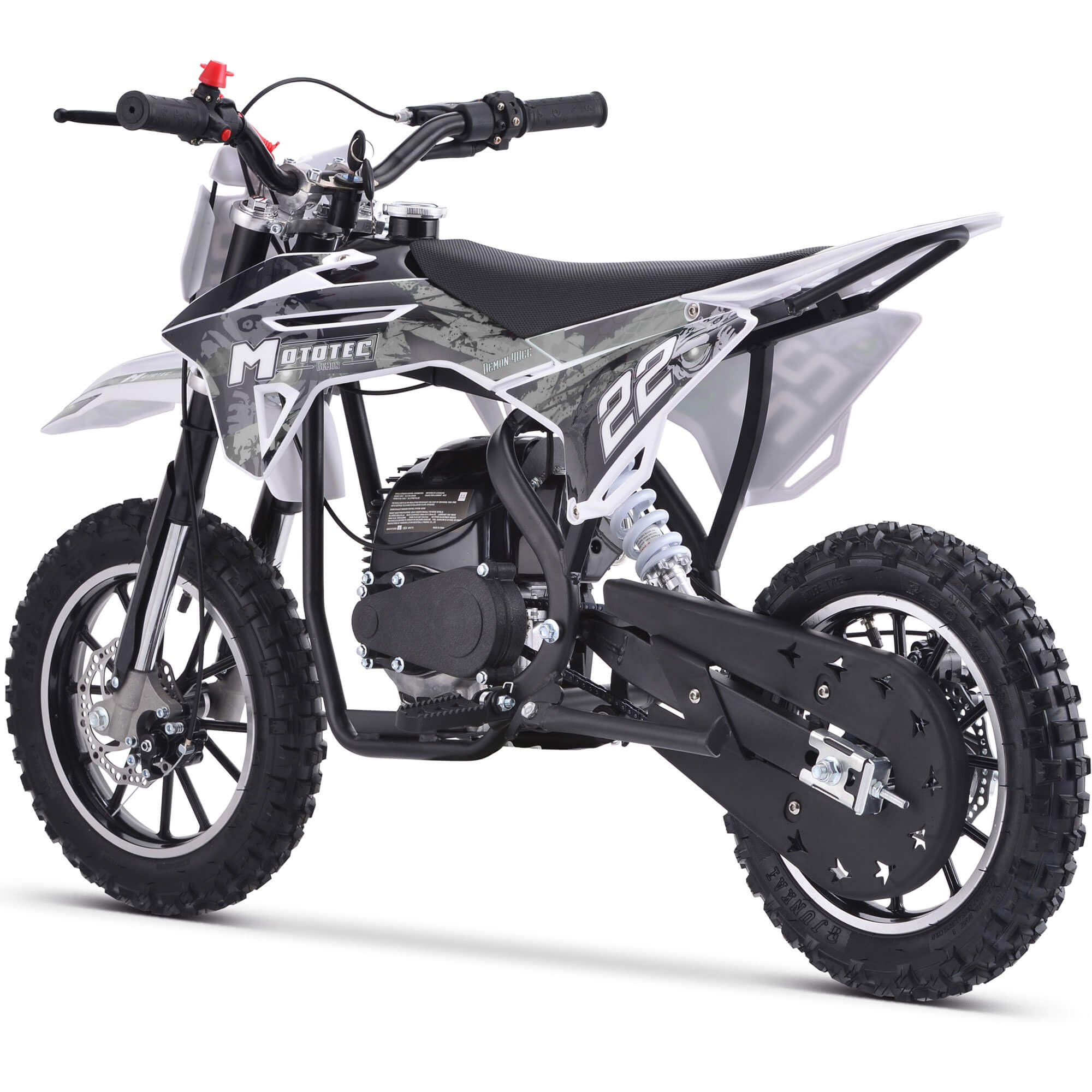 MotoTec Demon GAS 40cc 4-Stroke Off-Road Kids' Mini Dirt Bike