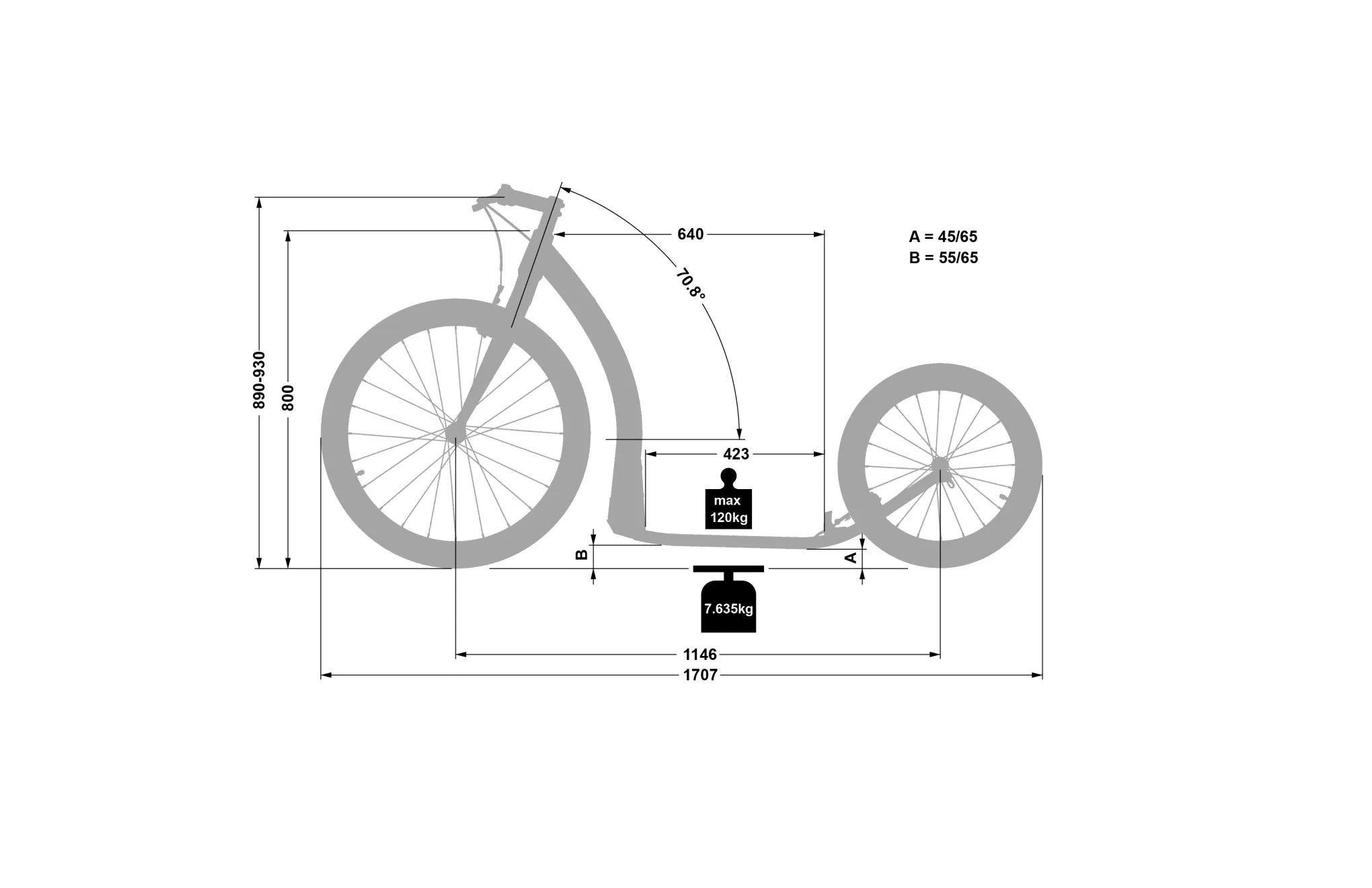 Crussis COBRA Adult Sport Mushing Kick Scooter Off-Road Foot Bike