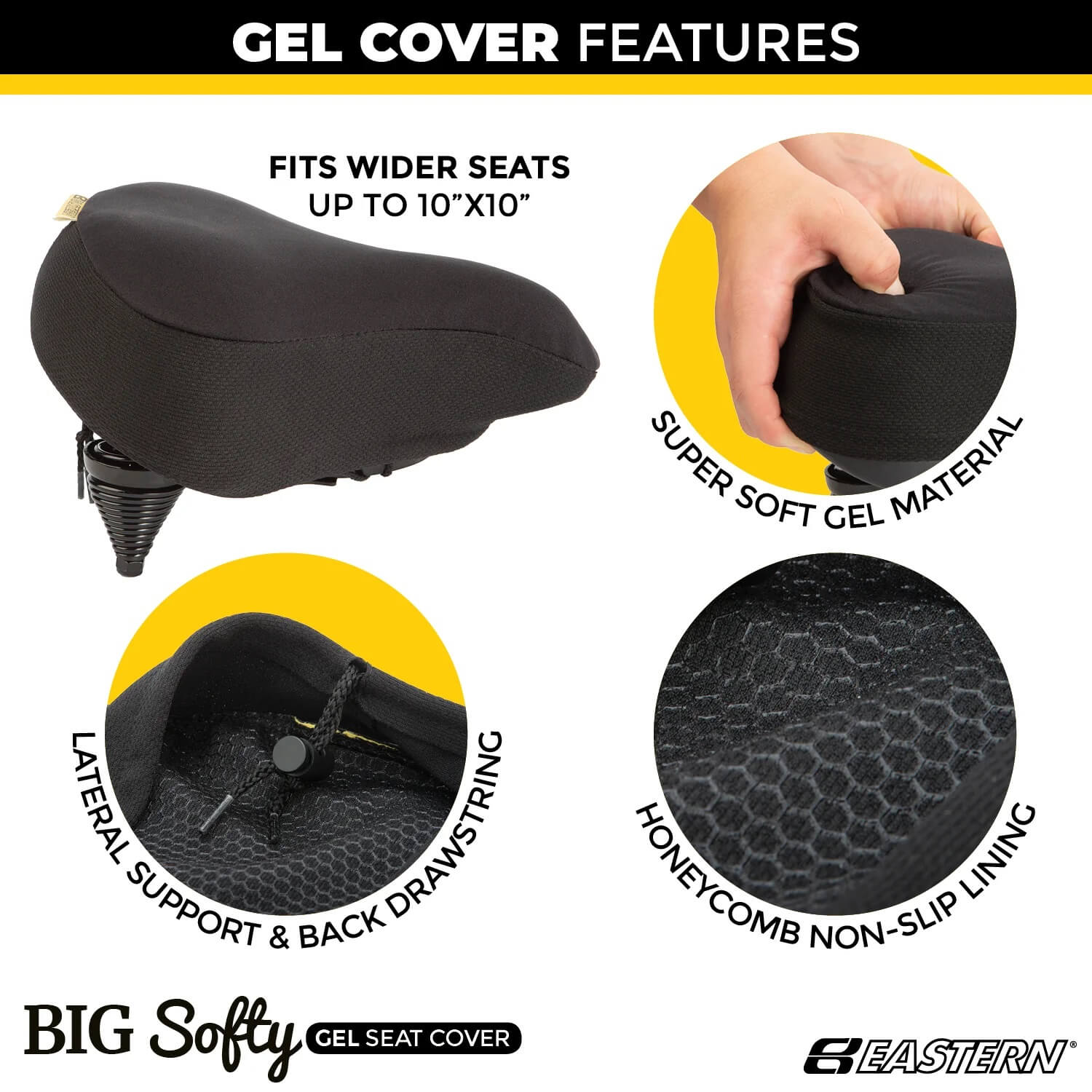 Eastern Bikes BIG SOFTY V1 DELUXE Universal Exercise Seat Kit