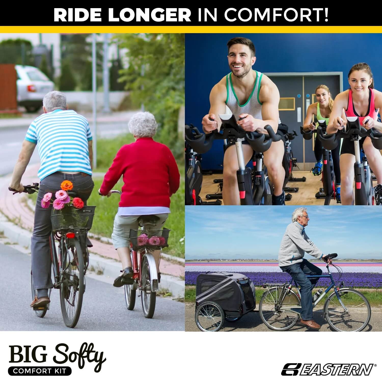 Eastern Bikes BIG SOFTY V1 Universal Exercise Seat Kit