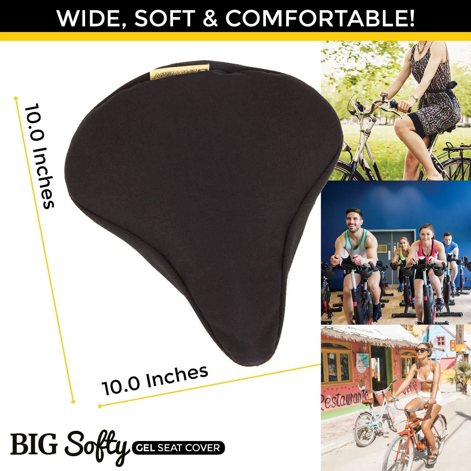 Eastern Bikes BIG SOFTY LARGE Gel Seat Cover