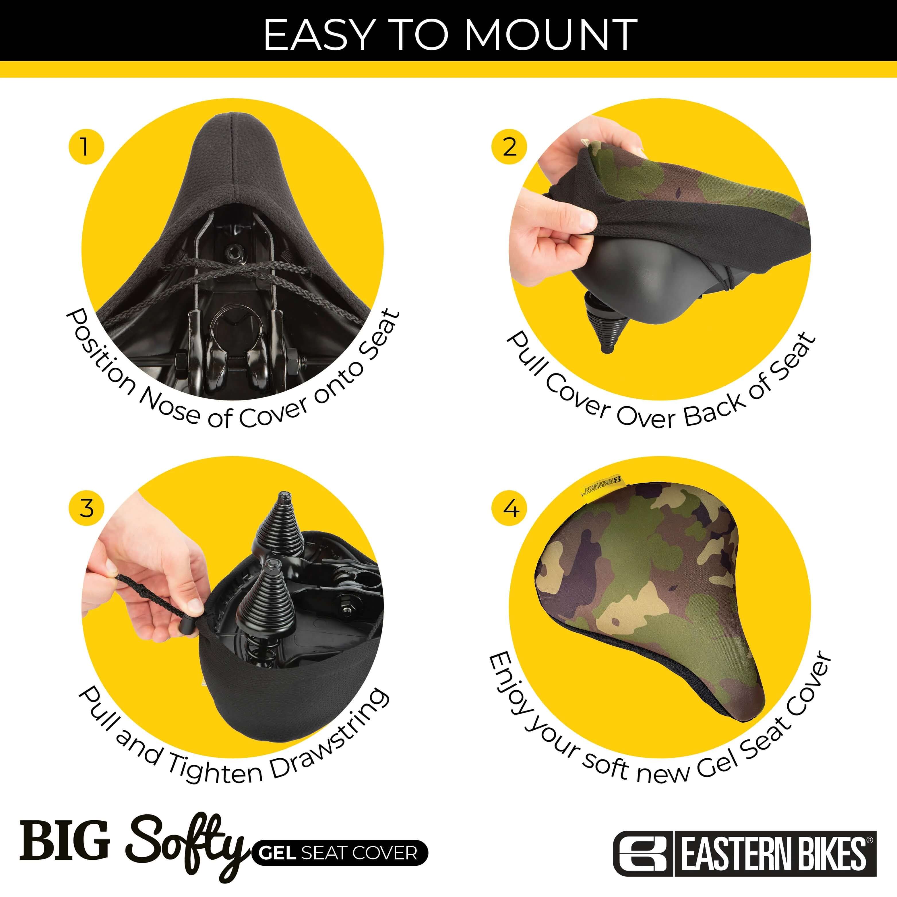 Eastern Bikes BIG SOFTY LARGE Gel Seat Cover