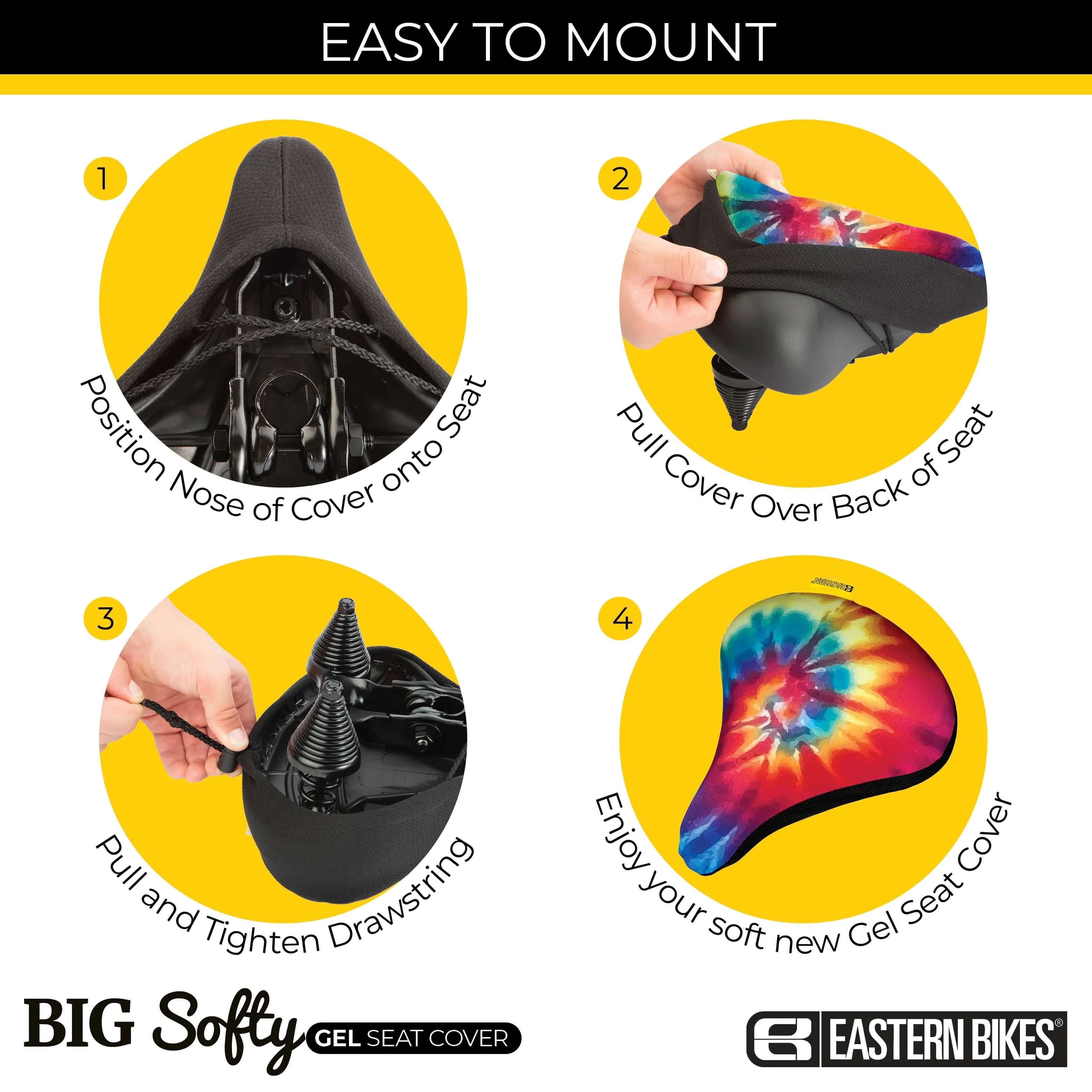 Eastern Bikes BIG SOFTY LARGE Gel Seat Cover