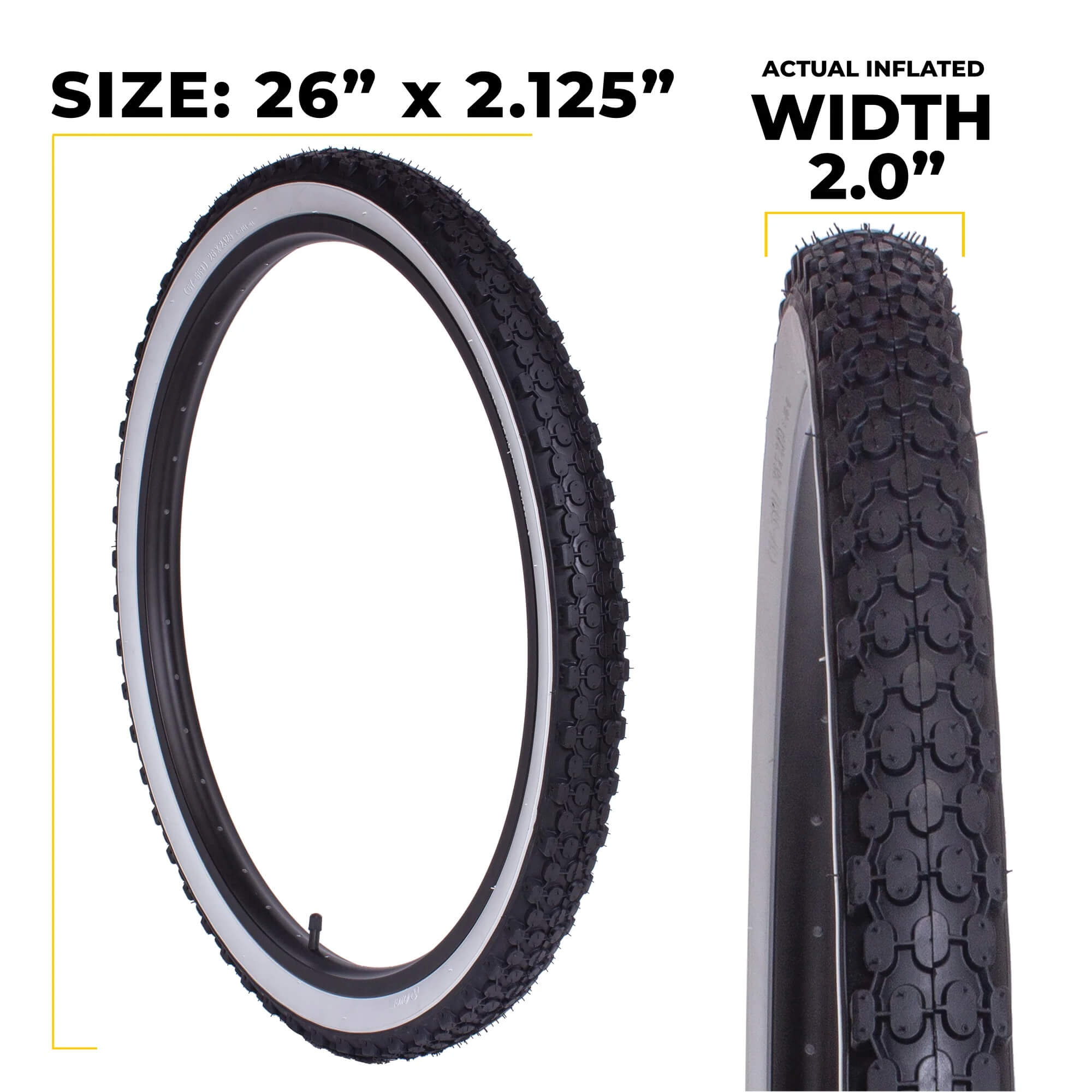 Eastern Bikes E701 26" TIRE for BMX Bicycles