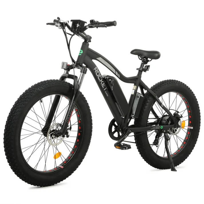 2024 Ecotric ROCKET UL Certified 500W 36V Suspension Beach Snow Fat Tire Electric Bike