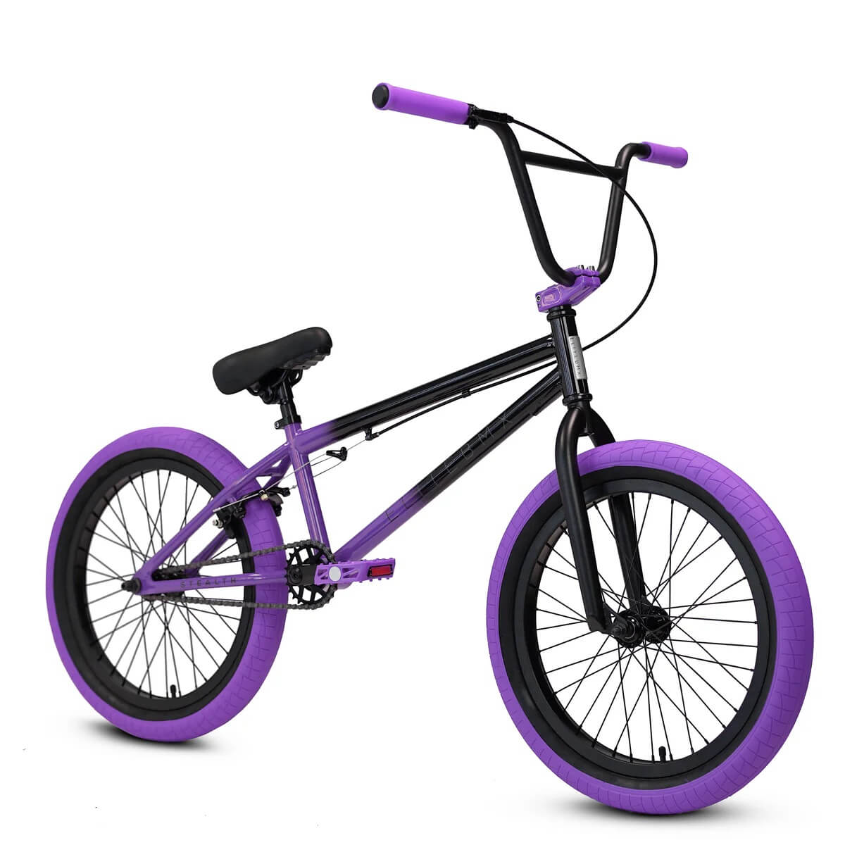 2025 Elite BMX STEALTH 20" Freestyle Hi-Tensile Steel BMX Bike